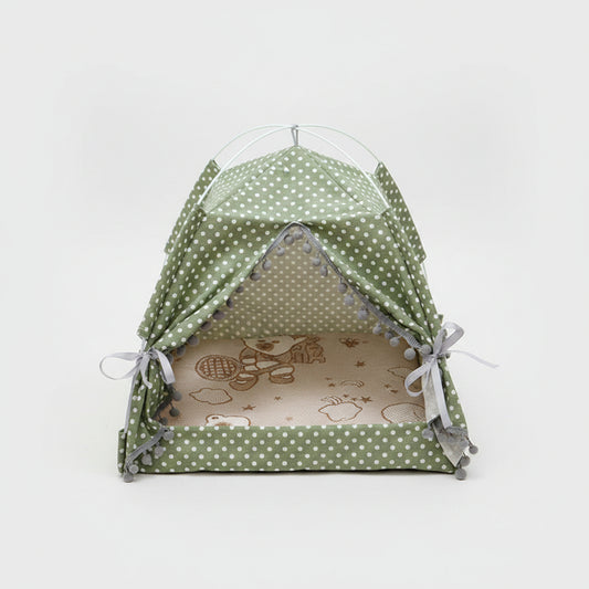Cat Tent Cat Cat House Enclosed Pet Bed
