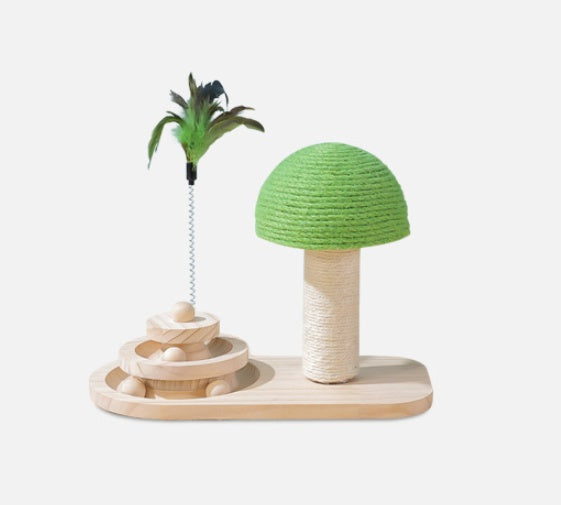 Pet Cat Tree Toys Cat Scratch Post Pet Furniture Scratching Post Cats Claw Scratcher Double Sisal Balls Cat Accessories...